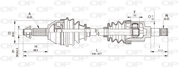 OPEN PARTS Veovõll DRS6321.00